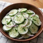 The Ultimate Creamy Cucumber Salad: A Cool Summer Classic | Easy Summer Side Dish