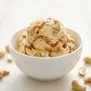 Creamy Caramel Cashew Ice Cream: A Homemade Dream | Vegan Dessert Recipe