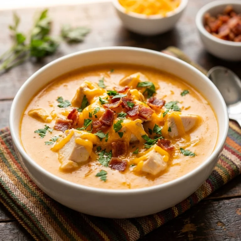 Slow Cooker Low-Carb Crack Chicken Soup Recipe | Easy Keto Dinner Ideas