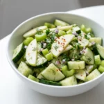 Crisp Cucumber Celery Salad with Apple | Refreshing Summer Side Dish Recipe