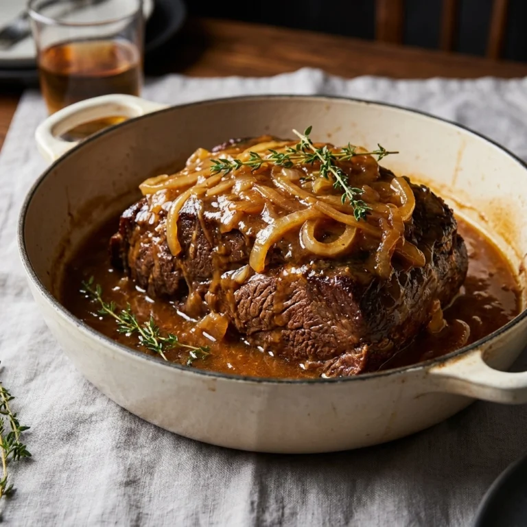 A Cozy Classic: The Story Behind French Onion Pot Roast | Slow Cooker Beef Roast