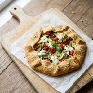 Rustic Tomato Zucchini Pie with Cornmeal Crust: A Summer Celebration | Savory Tart