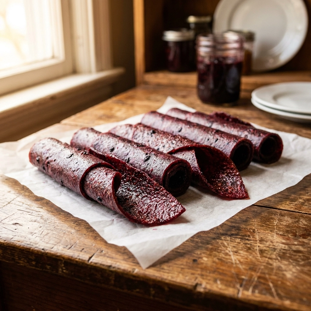 Apple and Berry Fruit Leather: A Healthy, Chewy Delight | Homemade Fruit Snacks