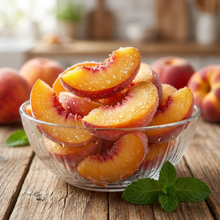 Easy Fresh Peaches Freeze Without Browning Perfect Guide to Keep Peaches Fresh Longer | How to Freeze Peaches