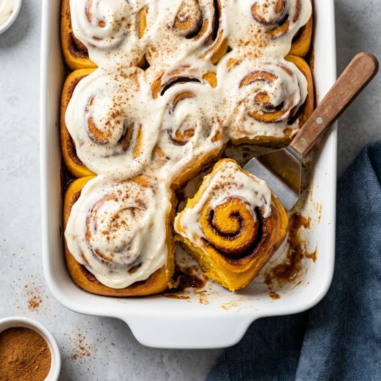 Cozy Pumpkin Cinnamon Rolls with Cream Cheese Frosting | Easy Fall Baking Recipe