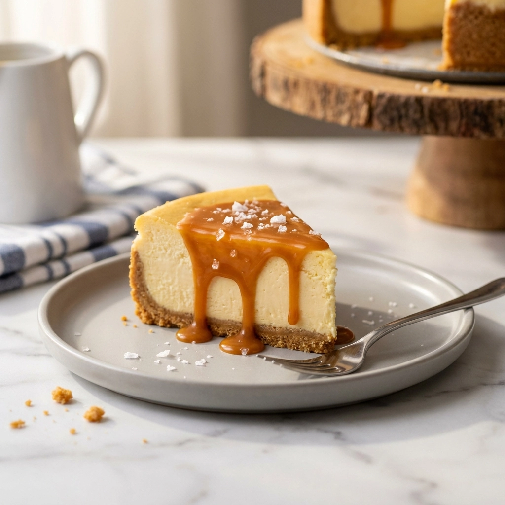 The Ultimate Salted Caramel Cheesecake: A Decadent Masterpiece | Easy Dessert Recipe