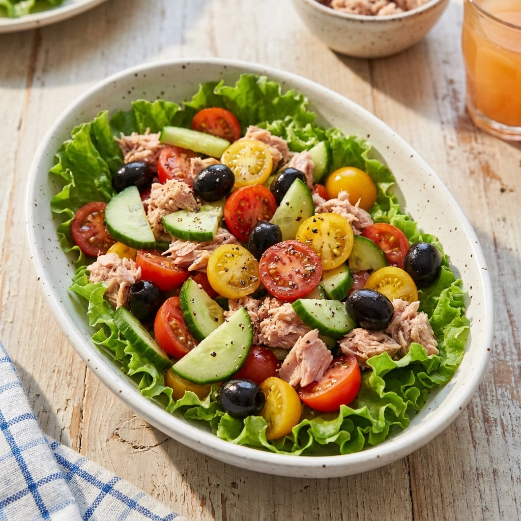 Spanish Tomato Cucumber Salad is a must-try dish! | Easy Summer Side Dish