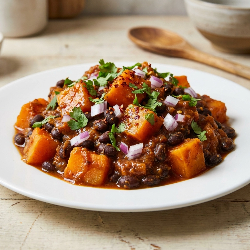 Hearty Crockpot Pumpkin Chili Recipe: Easy Healthy Black Bean Meal | Fall Dinner Ideas