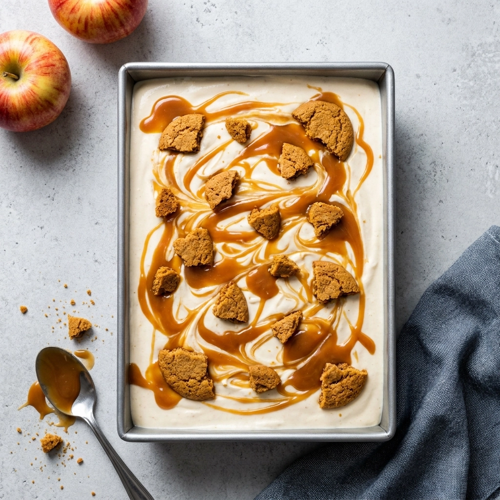 Caramel Apple and Gingersnap Ice Box Cake: A Harvest Celebration | Fall Dessert Idea