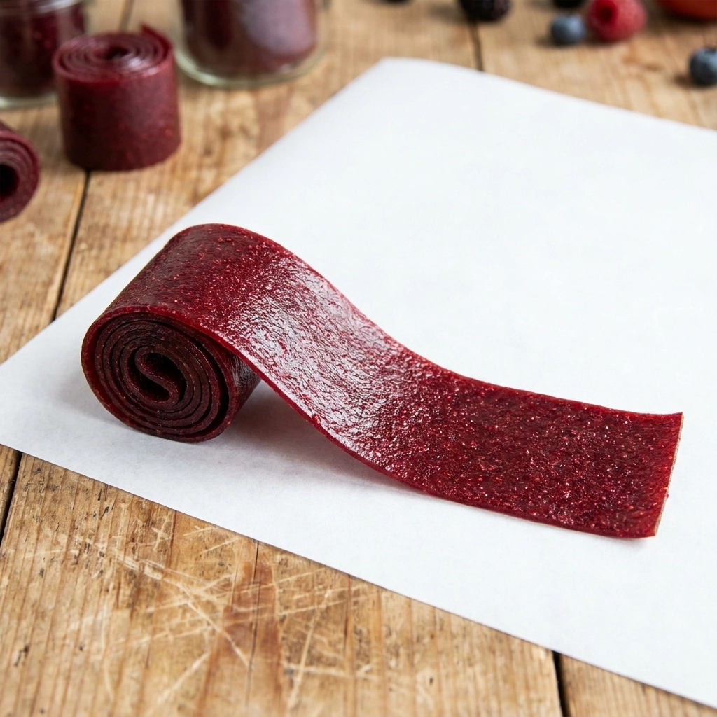 Apple and Berry Fruit Leather: A Healthy, Chewy Delight | Homemade Fruit Snacks
