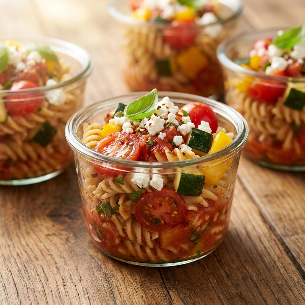 Easy Make-Ahead Lunchbox Pasta Salad Cups Recipe for Perfect Meal Prep | Healthy Lunch Ideas