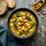 Hearty Curry Potato Soup with Golden Aromatics | Easy Comfort Food Recipe