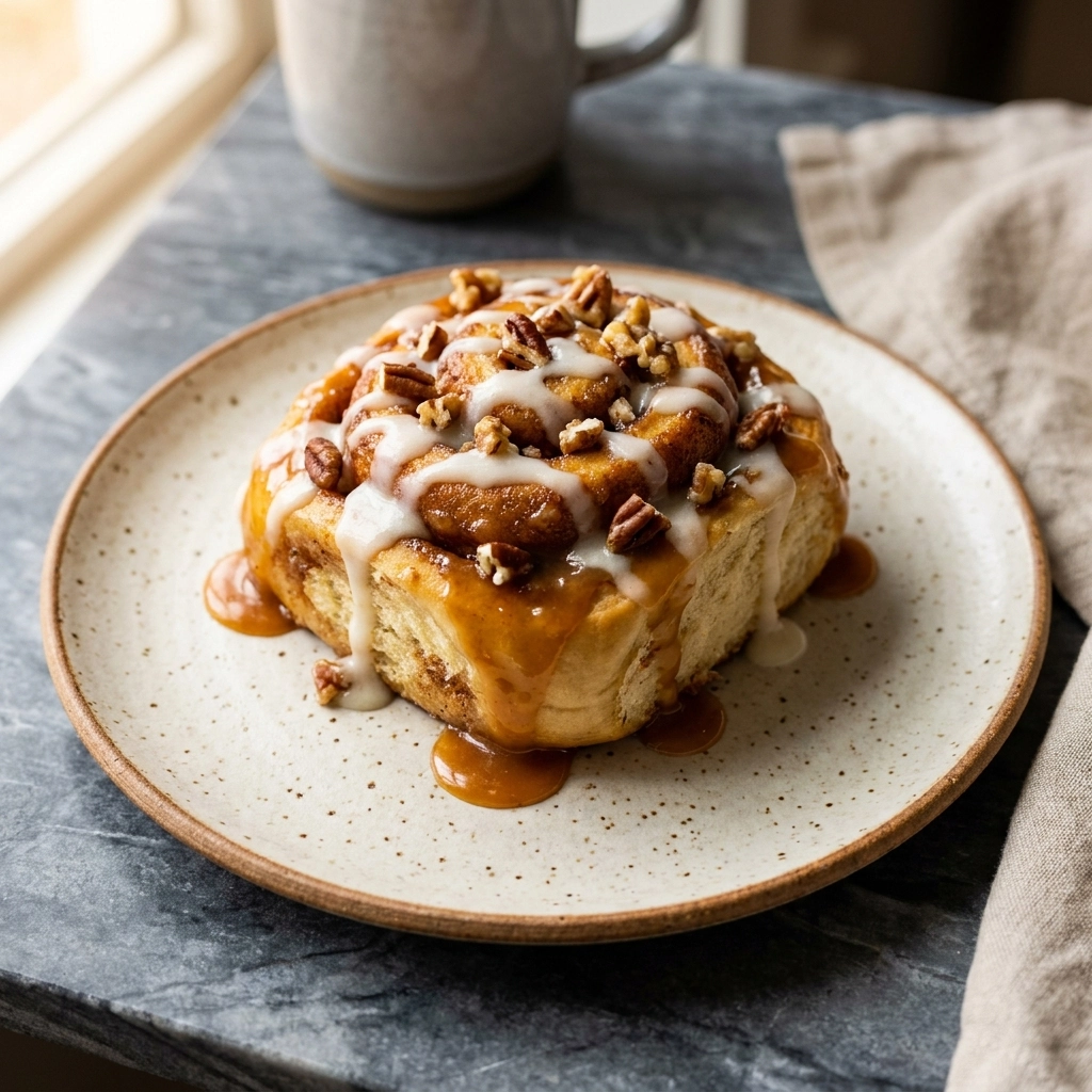Caramel Apple Cinnamon Roll Bake | Easy Fall Brunch Casserole Recipe