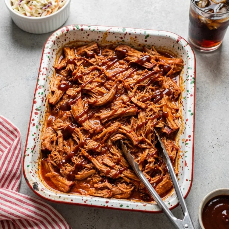 Slow Cooker Cherry Cola Pulled Pork | Easy BBQ Pork Shoulder Recipe