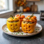 Spooky Bell Peppers: Fun Halloween Recipe Ideas | Easy Halloween Appetizer Recipes