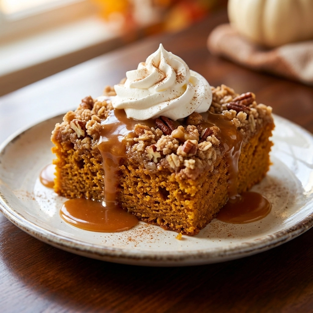Pumpkin Oatmeal Dump Cake: The Ultimate Autumn Comfort Dessert | Easy Fall Baking