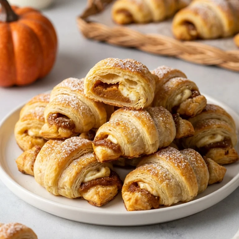 Mini Pumpkin Pie Croissants: The Ultimate Autumn Treat | Easy Pumpkin Pastry Recipe