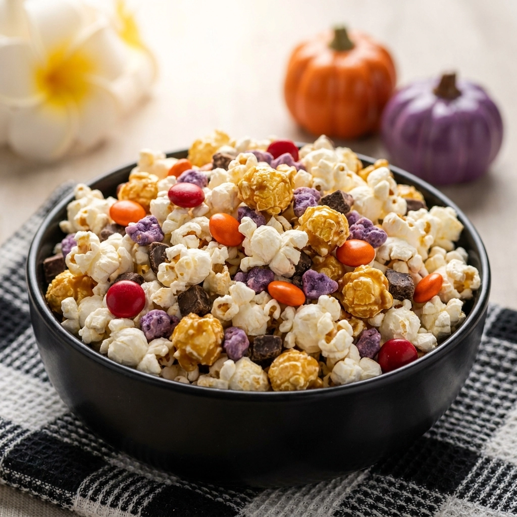 Spooktacular Halloween Popcorn Recipe for Fun Treats | Easy Halloween Snack Mix
