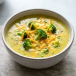 High Protein Broccoli Cheddar Soup Recipe | Healthy Keto Comfort Food