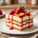 Creamy Strawberry Cheesecake Lasagna Dessert | Easy Strawberry Dessert Recipe