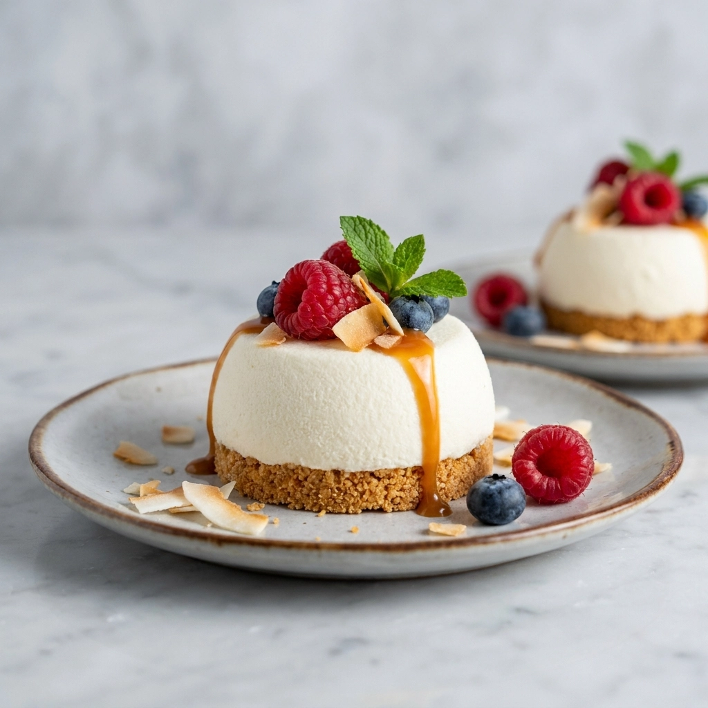 White Chocolate Coconut Cheesecake Mousse | Easy Creamy Coconut Dessert Recipe