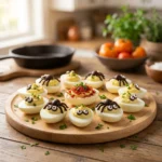 Spooky Spider Deviled Eggs Recipe for Halloween Fun | Easy Halloween Appetizers