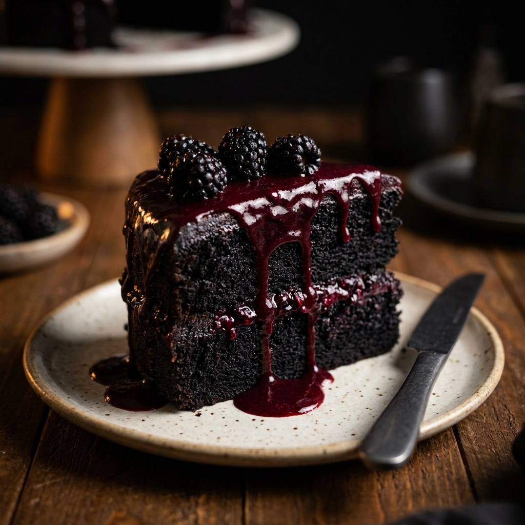 Indulge in Black Velvet Halloween Cake: Spooky & Delicious | Easy Halloween Dessert