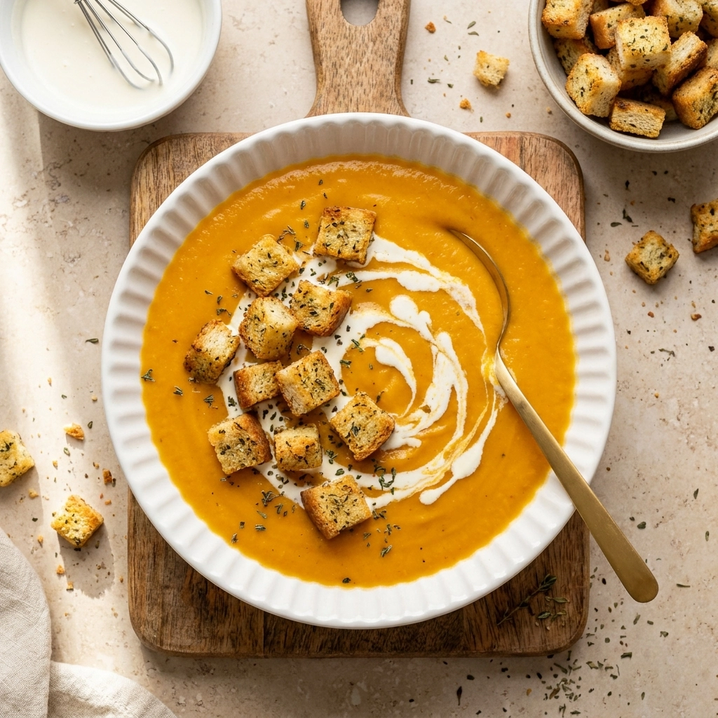Creamy Slow Cooker Pumpkin Soup: The Ultimate Autumn Comfort | Easy Pumpkin Soup Recipe