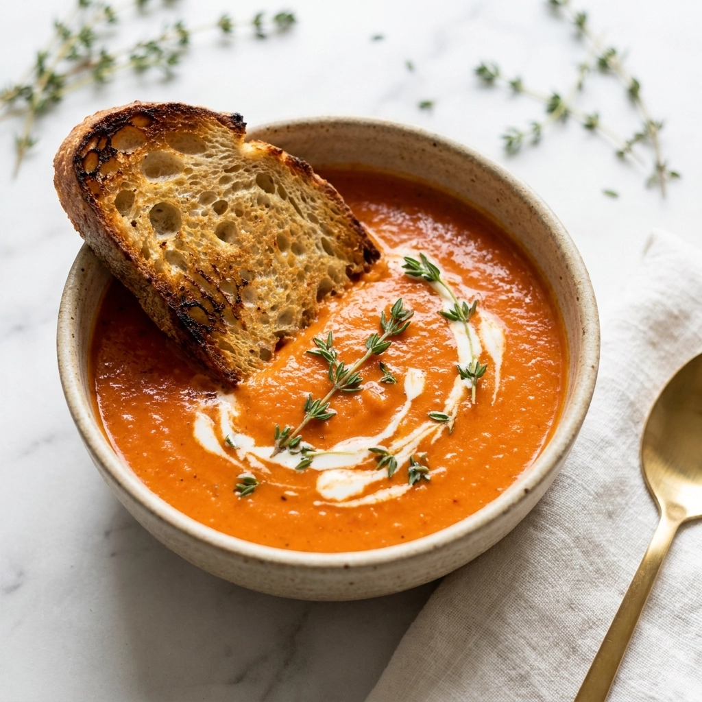 Creamy Tomato Soup and Gourmet Grilled Cheese | Easy Comfort Food Dinner Ideas
