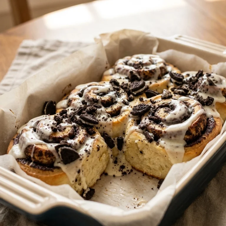 Cookies and Cream Cinnamon Rolls: A Decadent Dessert Breakfast | Easy Brunch Ideas