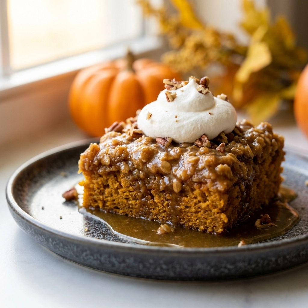 Pumpkin Oatmeal Dump Cake: The Ultimate Autumn Comfort Dessert | Easy Fall Baking