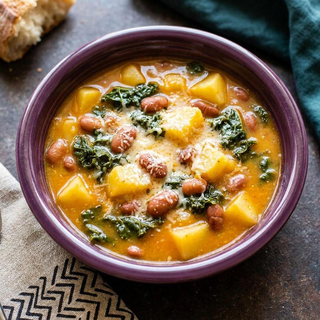 Rustic Italian Bean and Potato Soup | Hearty Winter Comfort Food Recipe