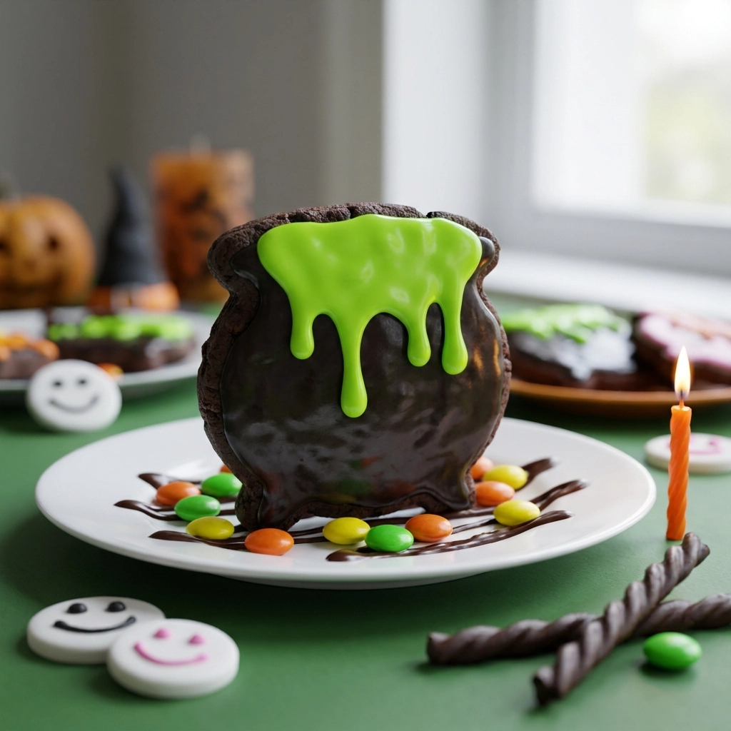 Halloween Cauldron Cookie Creation: 7 Spooky Delights! | Easy Halloween Treats