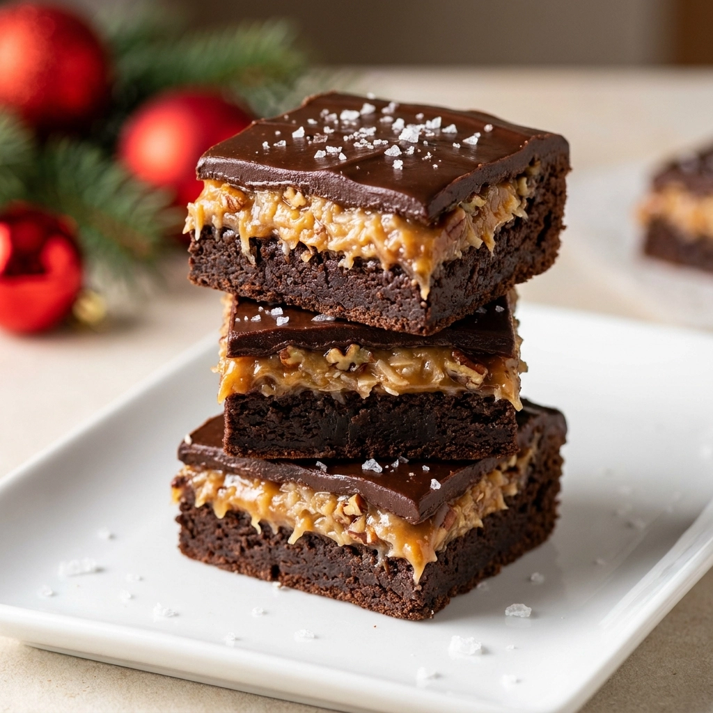 How to Make Fudgy German Chocolate Brownies | Easy Chocolate Dessert Recipe