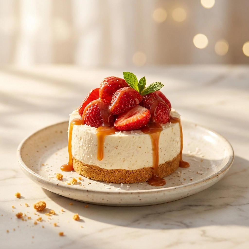 White Chocolate Coconut Cheesecake Mousse | Easy Creamy Coconut Dessert Recipe