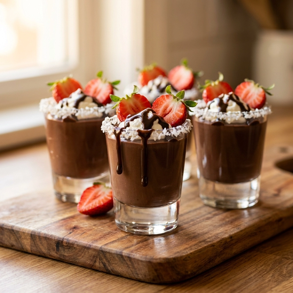 Creamy Chocolate Strawberry Shots: The Ultimate Dessert Treat | Easy Mini Desserts