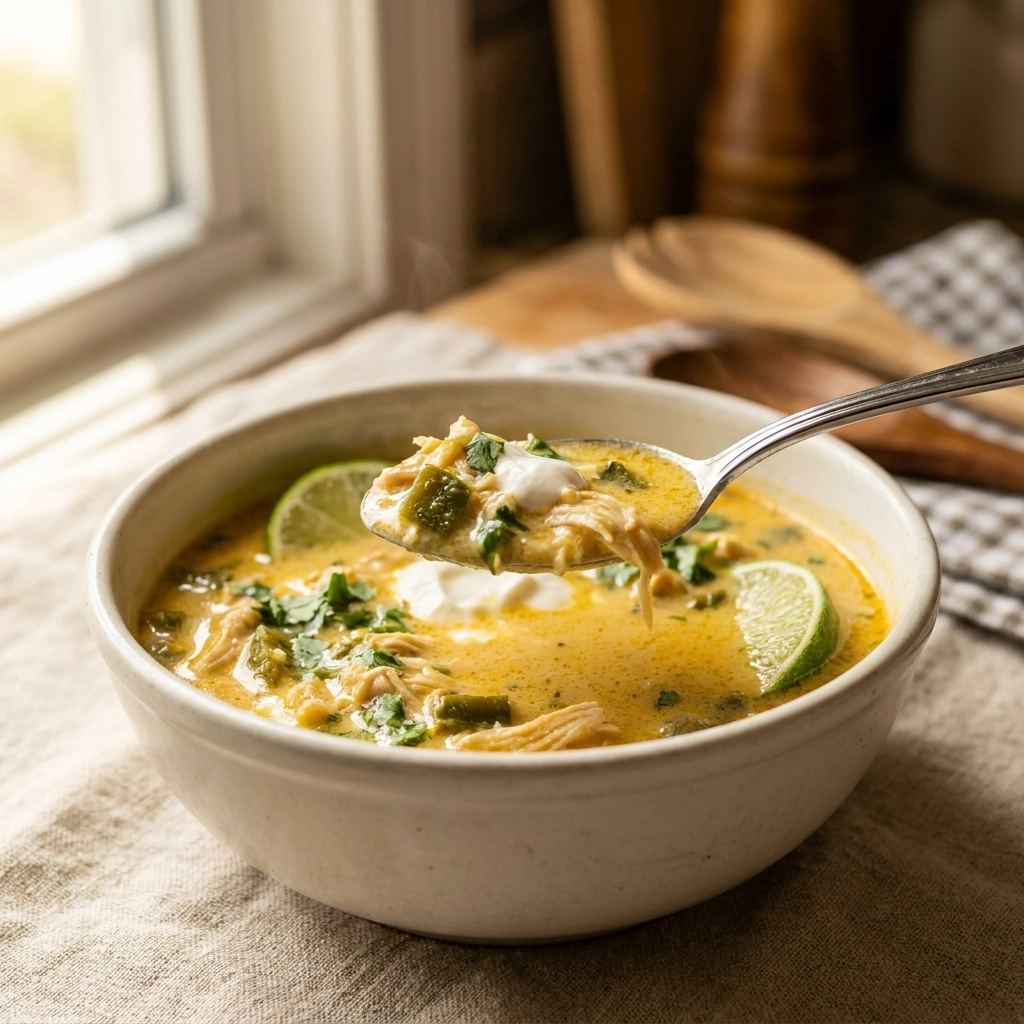 Creamy Poblano Chicken Rellenos Soup: A Gourmet Comfort Bowl | Easy Mexican Soup