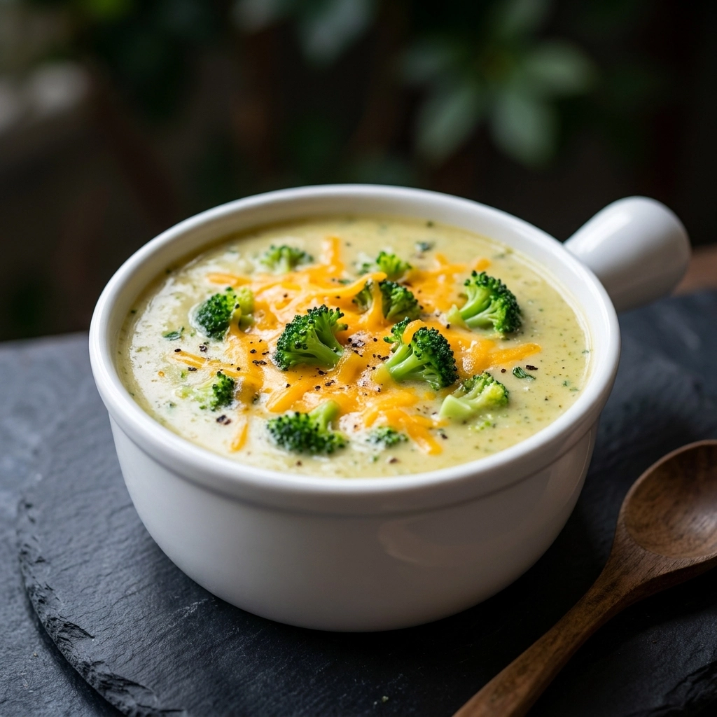 High Protein Broccoli Cheddar Soup Recipe | Healthy Keto Comfort Food