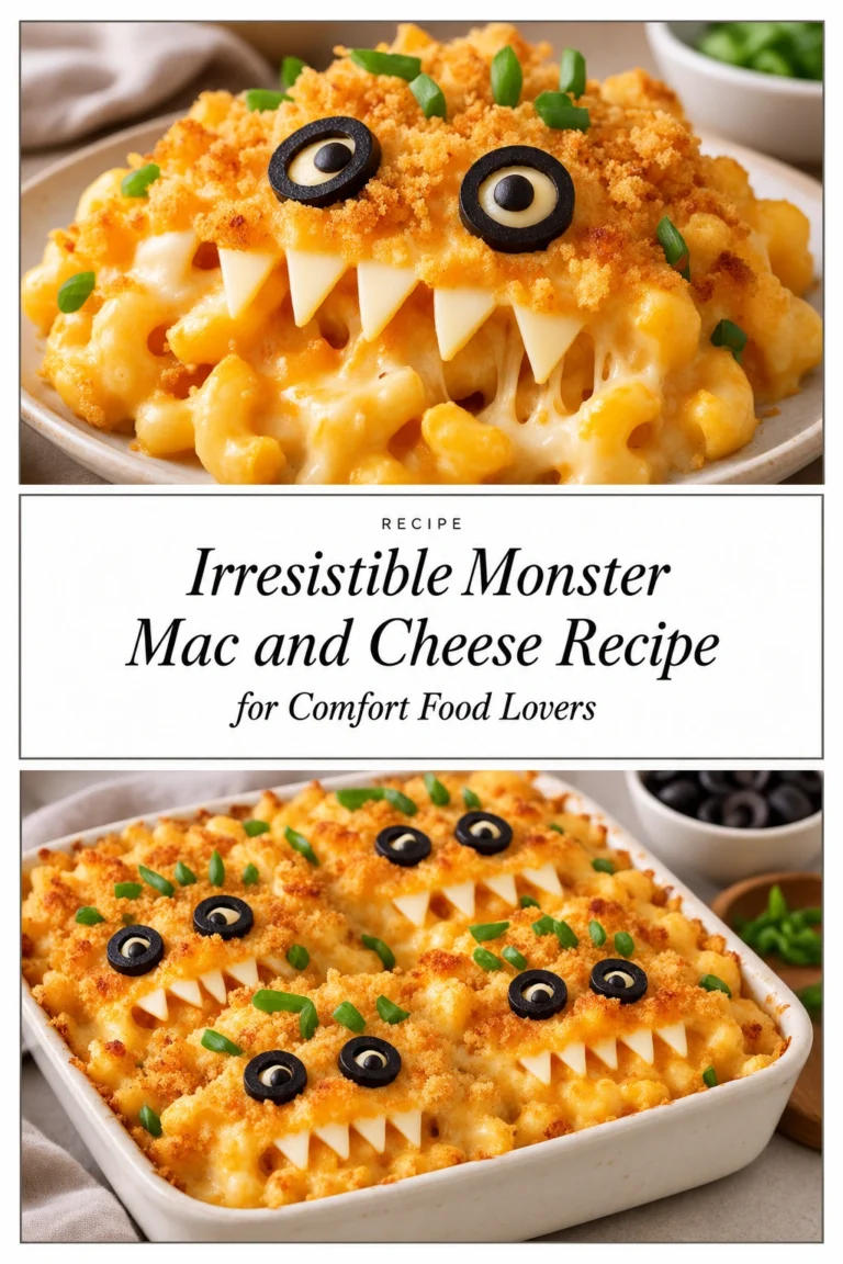 A cast iron skillet filled with creamy macaroni and cheese topped with a golden brown, melted cheese crust.