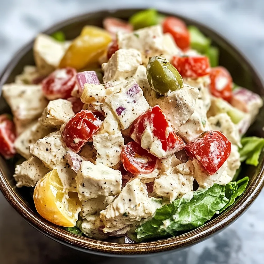 Delightful Italian Grinder Chicken Salad – Easy Lunch Recipe recipe