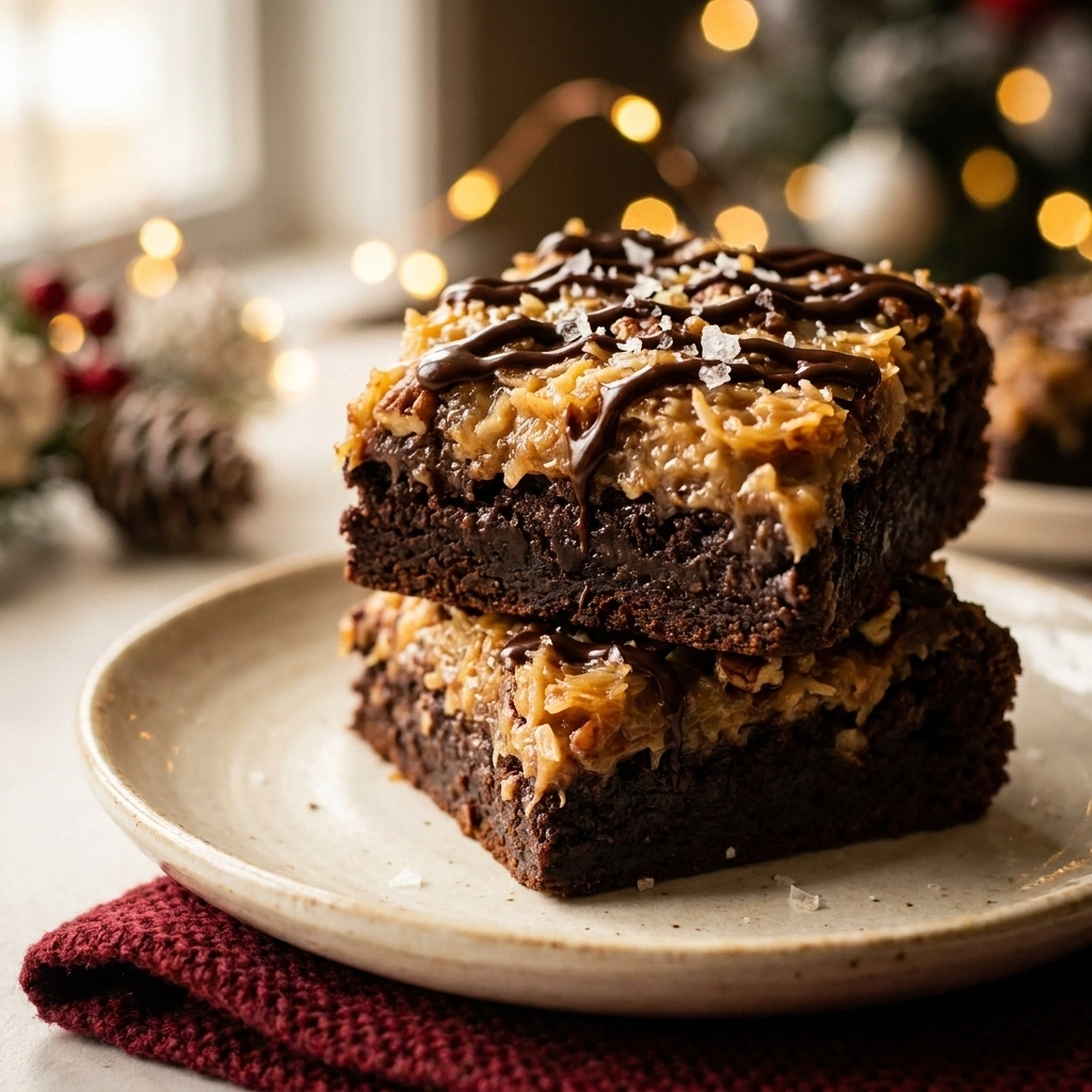 How to Make Fudgy German Chocolate Brownies | Easy Chocolate Dessert Recipe recipe