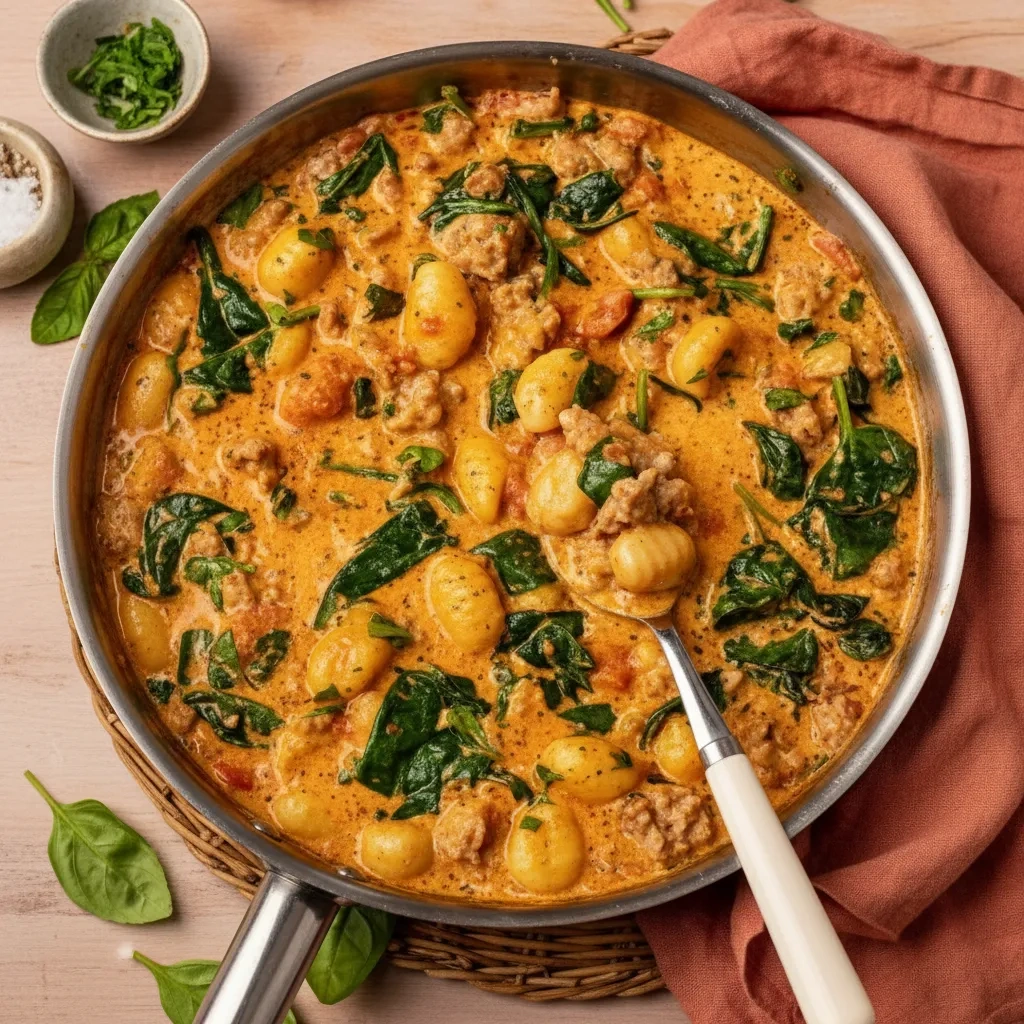 Flavorful Creamy Italian Sausage Gnocchi: Cozy Comfort Food recipe