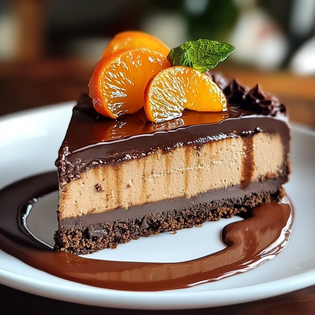 Flavorful Chocolate Orange Cheesecake: 5 Effortless Steps recipe