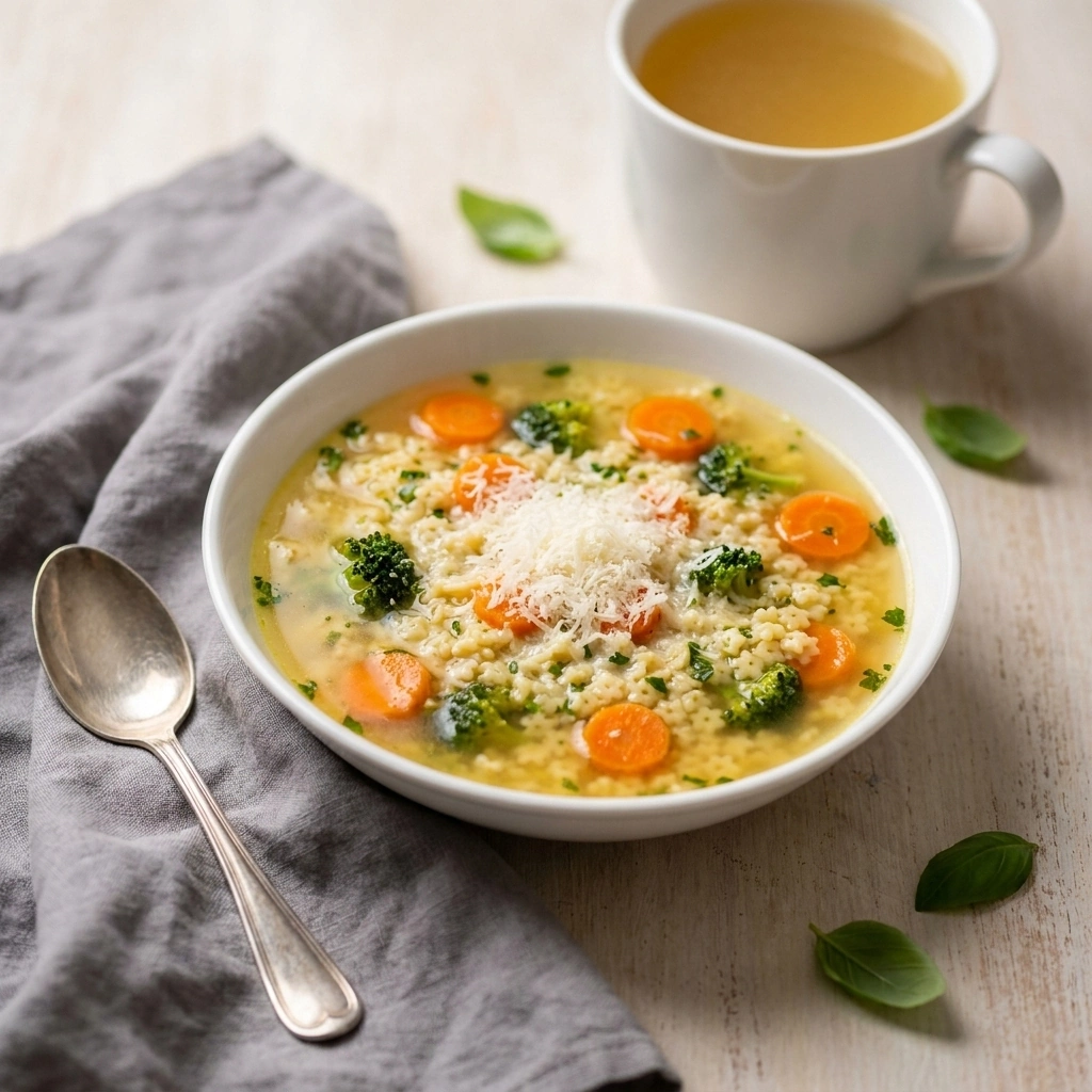 Heartwarming Italian Pastina Soup Recipe for Cold Winter Nights | Easy Comfort Food recipe