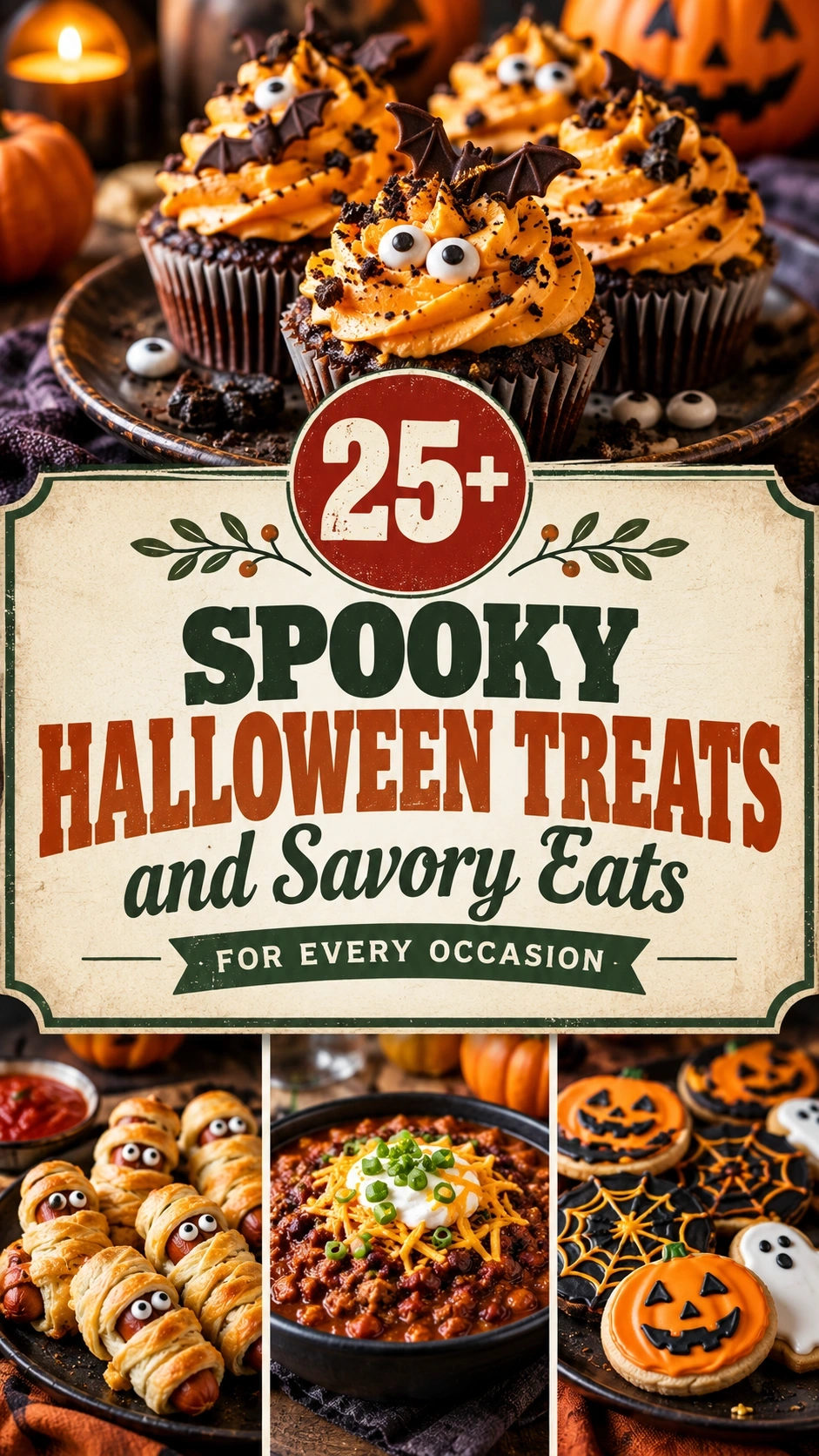 25+ Spooky Halloween Treats and Savory Eats recipe