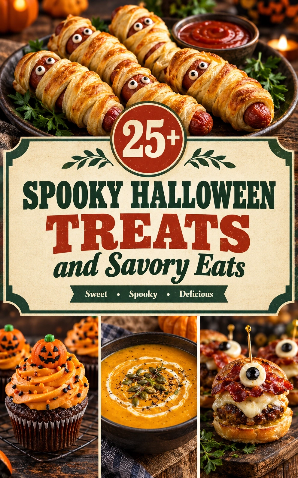 25+ Spooky Halloween Treats and Savory Eats recipe