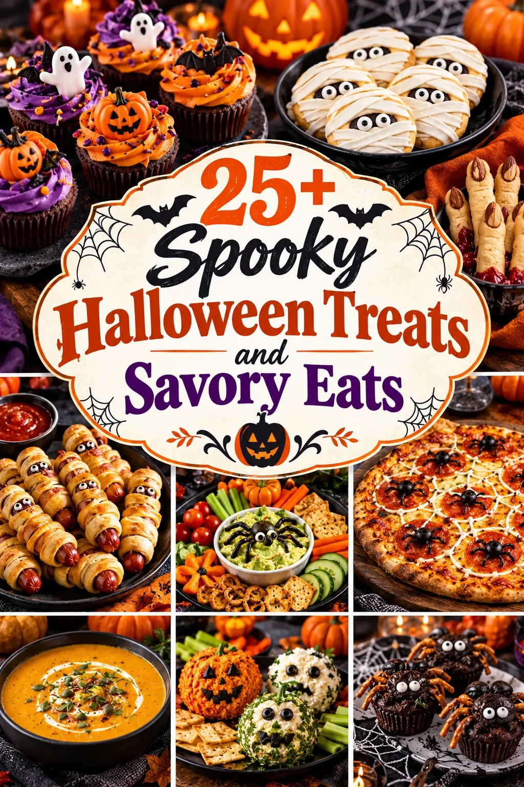 25+ Spooky Halloween Treats and Savory Eats recipe