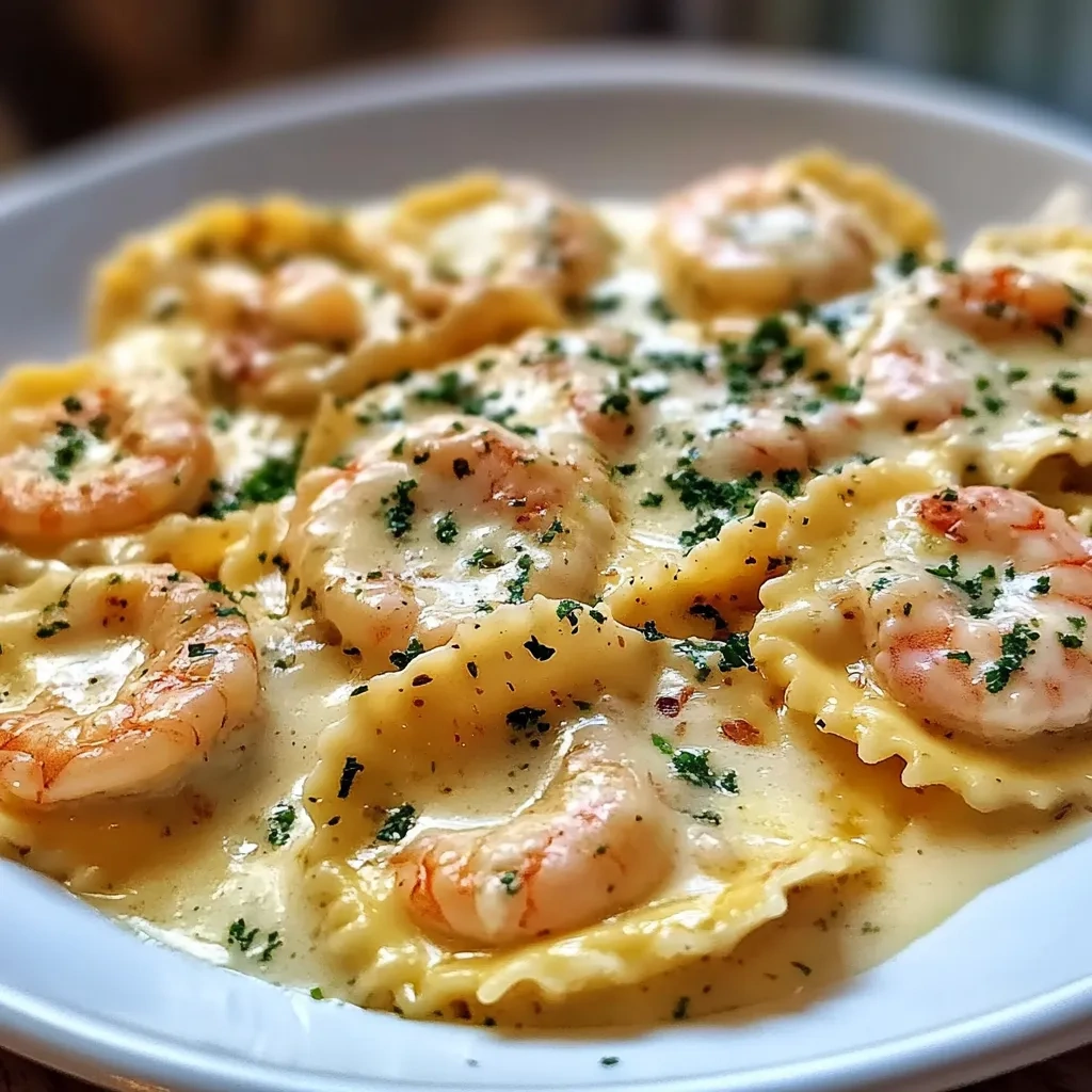 Irresistible Creamy Shrimp & Parmesan Ravioli in 20 Mins! recipe