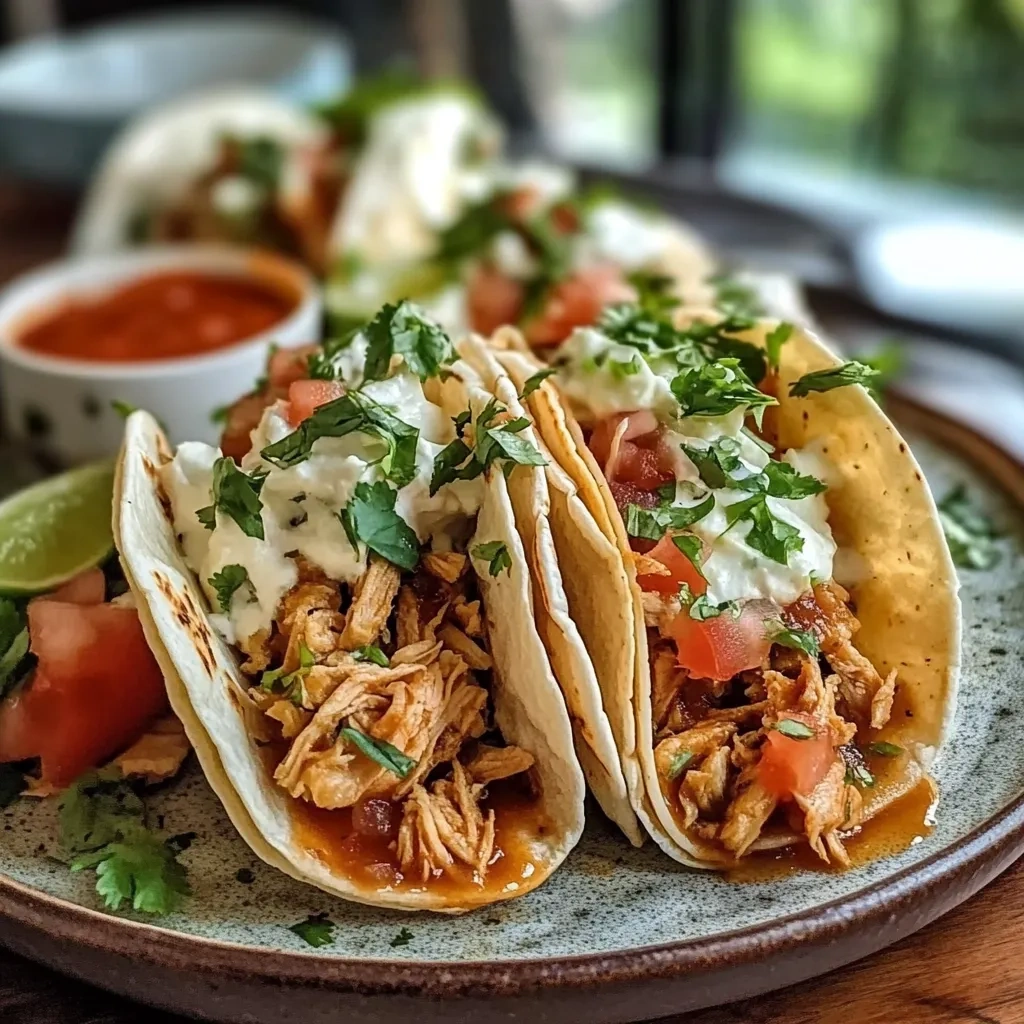 Irresistible Classic Crockpot Chicken Tacos Golden Recipe recipe