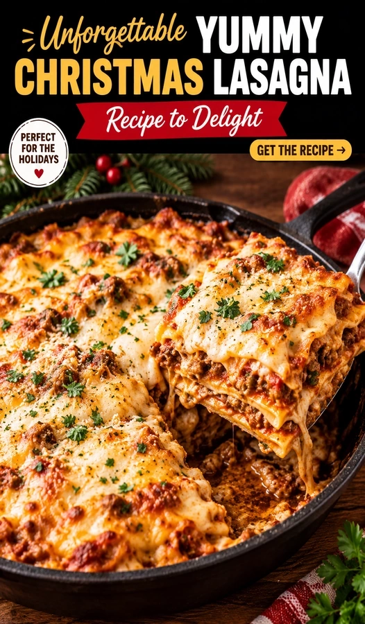 Unforgettable Yummy Christmas Lasagna Recipe to Delight | Best Holiday Dinner Idea recipe
